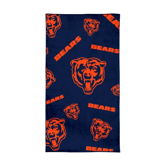Logo Brands Chicago Bears 38"x72" Beach Towel