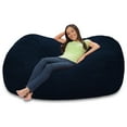 thumbnail image 2 of Comfy Sacks 6’ Memory Foam Bean Bag Lounger, Choose Color, 2 of 3