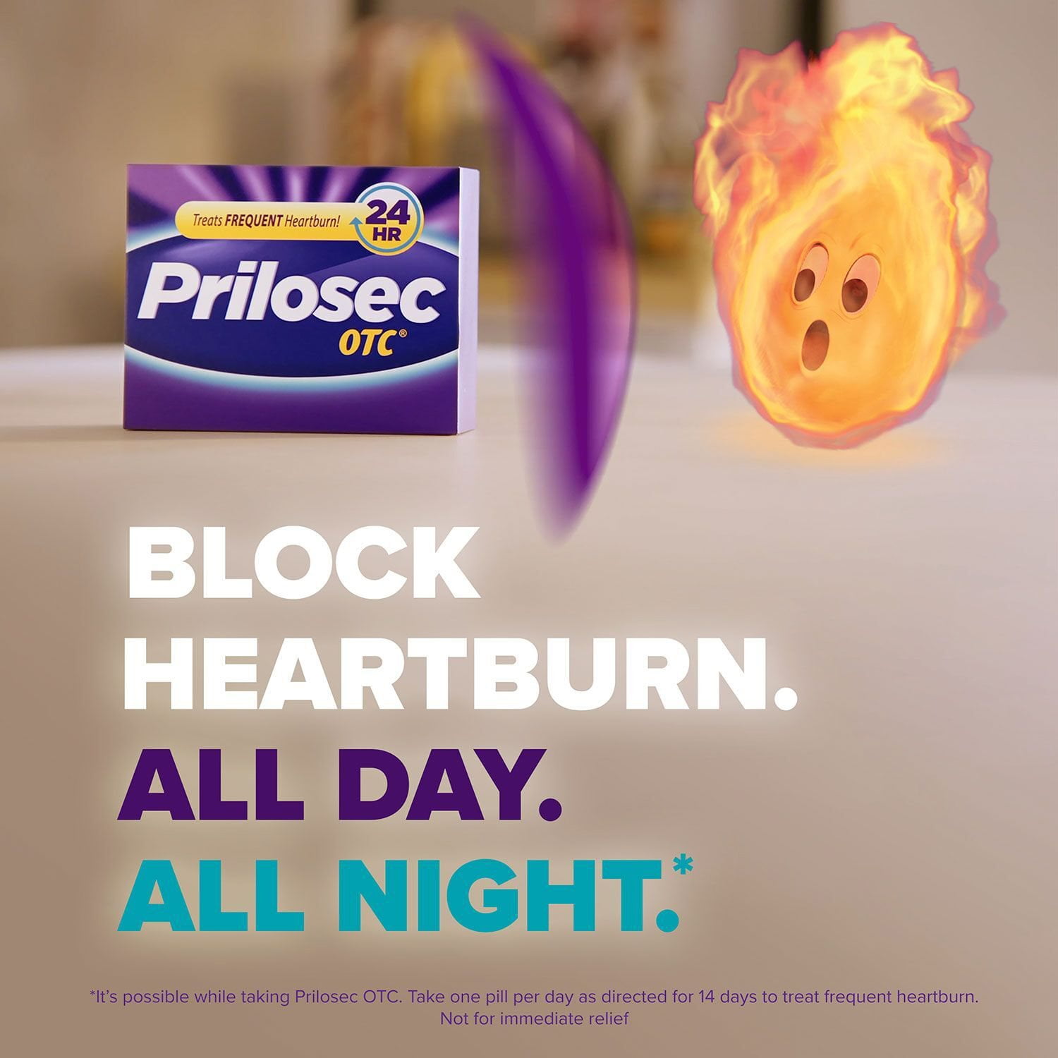 Prilosec OTC Heartburn \u0026 Acid Reducer Tablets, 20 mg, 42 ct. - Samsclub.com, image size:1500x1500