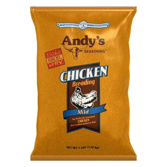 Andy's Mild Chicken Breading Seasoning, 5 lbs.