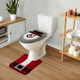 thumbnail image 1 of Holiday Tufted Toilet Lid Cover and Contour Mat Set, 1 of 5