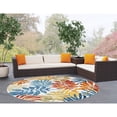 thumbnail image 3 of Safavieh Bahama Indoor/Outdoor Round Rug Collection, 6' 7", 3 of 3