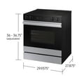 thumbnail image 3 of Samsung Bespoke  6.3 cu. ft. Slide-In Electric Range with Air Sous Vide & Air Fry, 3 of 9