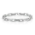 thumbnail image 1 of Mens Paperclip Bracelet in Stainless Steel, 1 of 2