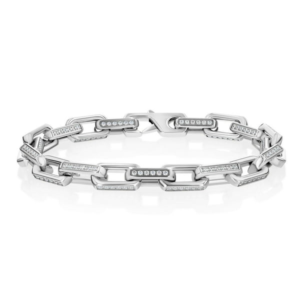 Mens Paperclip Bracelet in Stainless Steel - Samsclub.com