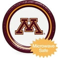 thumbnail image 4 of Minnesota Golden Gophers NCAA Round Paper Plates, 10", 85 ct., 4 of 6