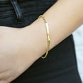 thumbnail image 3 of Mommy and Me Curb ID Chain Bracelet in 14K Gold, 3 of 4