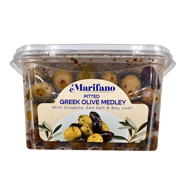 Marifano Pitted Greek Olive Medley, 17.64 oz.