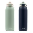 thumbnail image 1 of Ello Pop & Fill 32oz. 2-Pack Stainless Steel Water Bottle with QuickFill Technology (Assorted Colors), 1 of 6