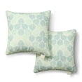 thumbnail image 2 of Martha Stewart Modern Banana Leaves Indoor/Outdoor Decorative Pillow, Set of 2, Choose Size, 2 of 10