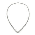 thumbnail image 1 of 3.00 CT.TW. Round Cut Diamond Graduating Tennis Necklace in 14K Gold, 1 of 4