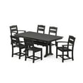 thumbnail image 3 of POLYWOOD Gulf Shores Farmhouse Trestle Dining Set, 7pc, 3 of 11