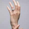 thumbnail image 4 of 1.50 CT. T.W. Round Cut Double Halo Diamond Ring in 18K Gold, 4 of 4