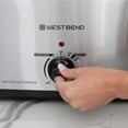 thumbnail image 5 of West Bend 20 QT. Roaster Oven with Rack and High Dome Lid, in Stainless Steel, 5 of 19