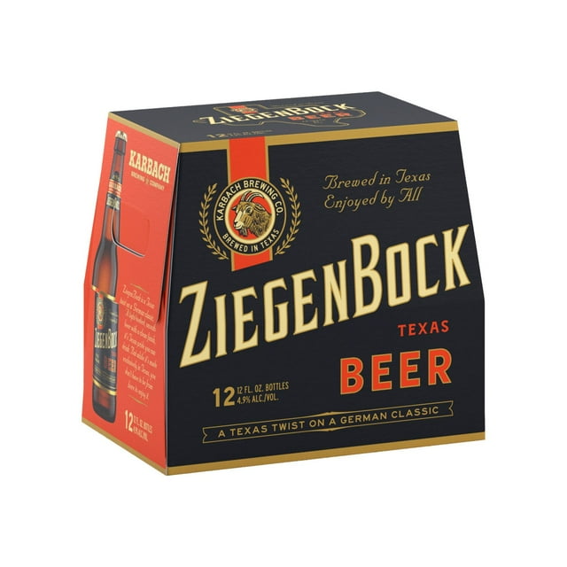 Ziegenbock Texas Amber Lager Beer, 12 fl. oz. bottle, 12 pk.