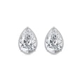 thumbnail image 2 of Lab Created Fancy Cut Diamond Stud Earrings in 14K Gold, 2 of 6