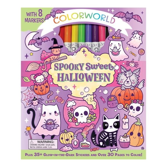 ColorWorld: Spooky Sweet Halloween, Mixed Media