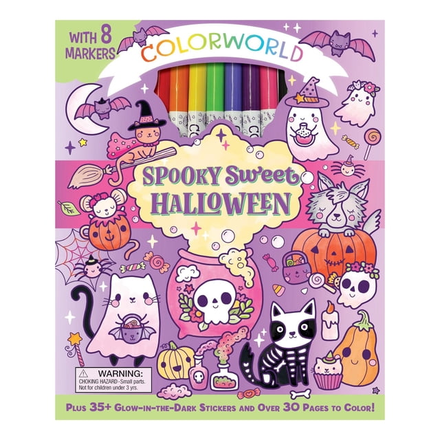 ColorWorld: Spooky Sweet Halloween, Mixed Media