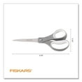 thumbnail image 2 of Fiskars Softgrip Scissors -  8" Length -  Straight - Stainless Steel, 2 of 5
