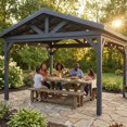 thumbnail image 8 of Range Steel Gazebo with Front Gable Overhang & PowerPort, 8 of 13