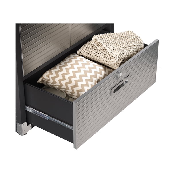 セキュアスペシャル24 Seville Classics UltraHD Storage Cabinet with Bottom Drawer, 36” W