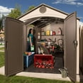 thumbnail image 5 of Lifetime 15' x 8' Outdoor Storage Shed (Dual Entry), 5 of 17