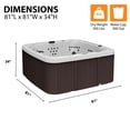 thumbnail image 6 of Lifesmart LS700DX 7-Person 90-Jet Spa with Waterfall, 6 of 10