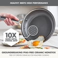 thumbnail image 2 of GreenPan Apex 2-Piece Hybrid Stainless Steel Fry Pan Set, 10" & 12", 2 of 10