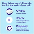 thumbnail image 3 of Nicorette Nicotine Gum, 2 mg, White Ice Mint, 200 ct., 3 of 9