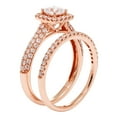 thumbnail image 2 of 1.00 CT. T.W. Princess Diamond Halo Bridal Set in 14K Gold, 2 of 5