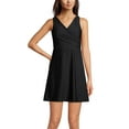 thumbnail image 1 of Lands' End Women's Surplice Swim Dress, 1 of 3