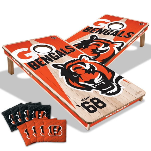 YouTheFan Cincinnati Bengals 2'x4' Cornhole Board Set