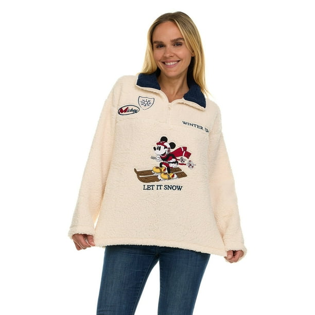 Women's Character Winter Sherpa Quarter-Zip Pullover - Samsclub.com