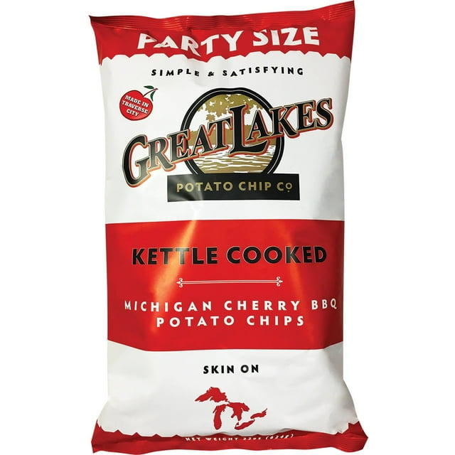 Great Lakes Michigan Cherry BBQ Potato Chips, 22 oz.