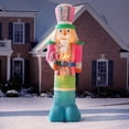 thumbnail image 1 of Member's Mark 10' Pre-Lit Inflatable Nutcracker-Pink, 1 of 5
