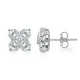 thumbnail image 1 of Lab Created Round Diamond Earrings Studs 14KW, 2.95Cttw, 1 of 4