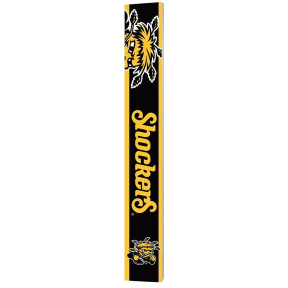 NCAA 8" x 60" Reversible Porch Greeter Sign