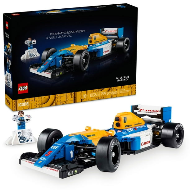 LEGO Icons Williams Racing FW14B & Nigel Mansell Model Car Set