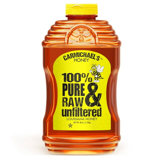 Carmichael's Pure, Raw & Unfiltered Louisiana Honey, 40 oz.
