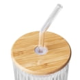 thumbnail image 4 of Member's Mark 4-Pack Glass Tumblers with Bamboo Lids, 4 of 4