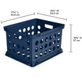 thumbnail image 3 of Sterilite File Crates, Assorted Colors - 3 Pack, 3 of 3