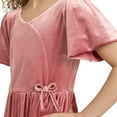 thumbnail image 4 of Lands' End Girls Velour Dress, 4 of 8