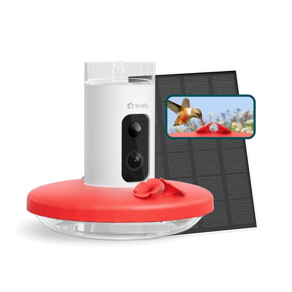 Birdfy Solar Powered Smart Hummingbird Feeder w/ AI Recognition