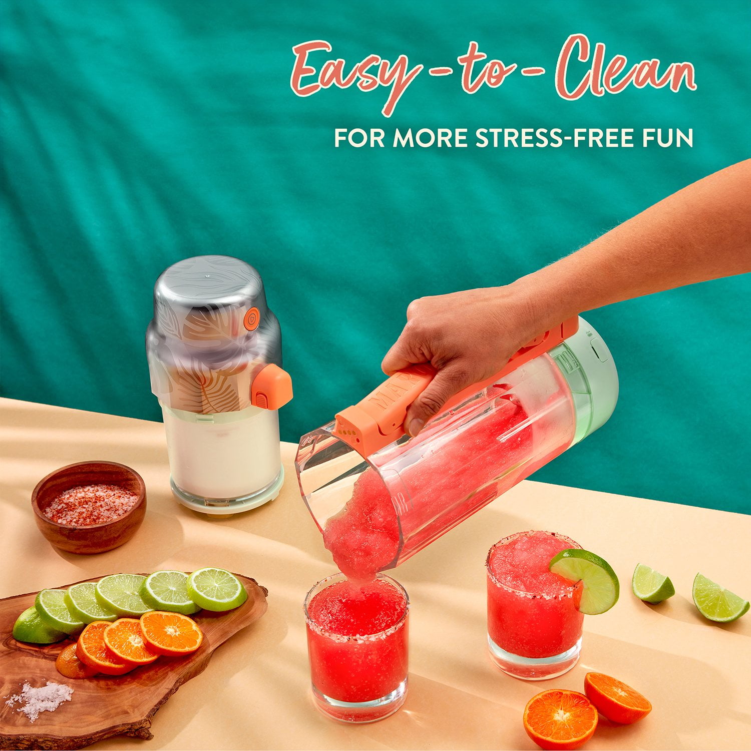 Margaritaville Maui On-the-Go Frozen Drink Machine and Portable Blender NEEDS CLEANING