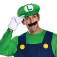 thumbnail image 3 of Nintendo Super Mario Bros. Luigi Adult Deluxe Costume, 3 of 7