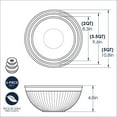 thumbnail image 10 of Nordic Ware 10-Piece Microwavable Bowl Set with Covers, 10 of 10