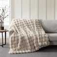 thumbnail image 1 of Member's Mark Faux Fur Bubble Throw Blanket, 60" x 70", 1 of 4