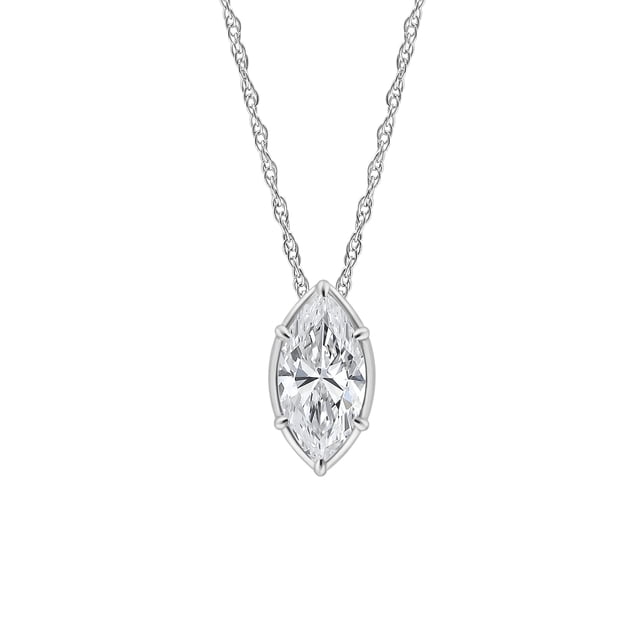 Lab Created Diamond Pendant in 14K Gold