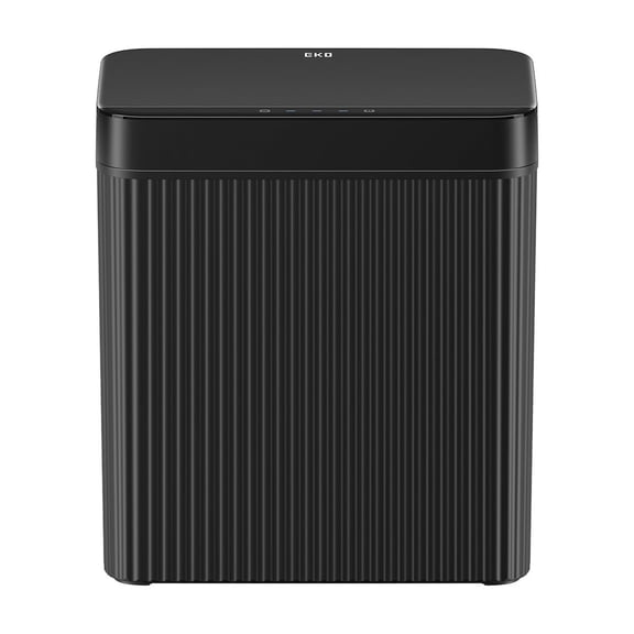 EKO Fluted Resin Slim Motion Sensor Trash Can 2.6 Gallon