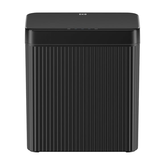 EKO Fluted Resin Slim Motion Sensor Trash Can 2.6 Gallon